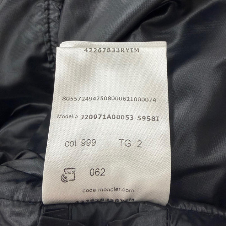Excellent MONCLER GRENOBLE Down jacket MARCASSIN black Nylon mens 2