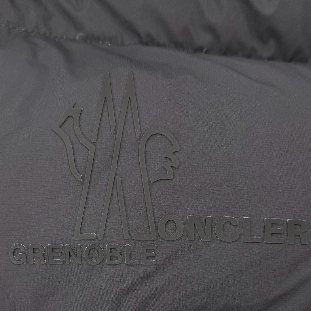 Excellent MONCLER GRENOBLE Down jacket MARCASSIN black Nylon mens 2