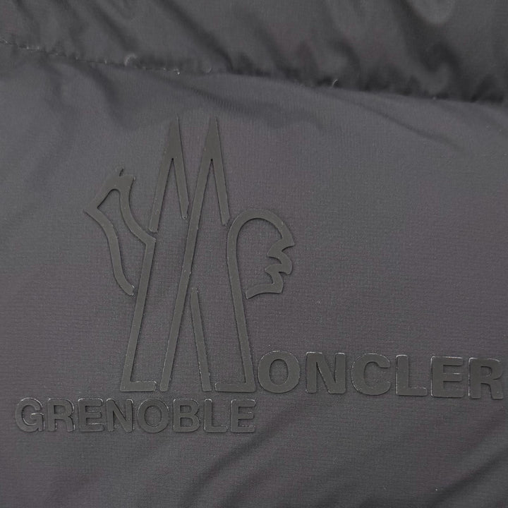 Excellent MONCLER GRENOBLE Down jacket MARCASSIN black Nylon mens 2