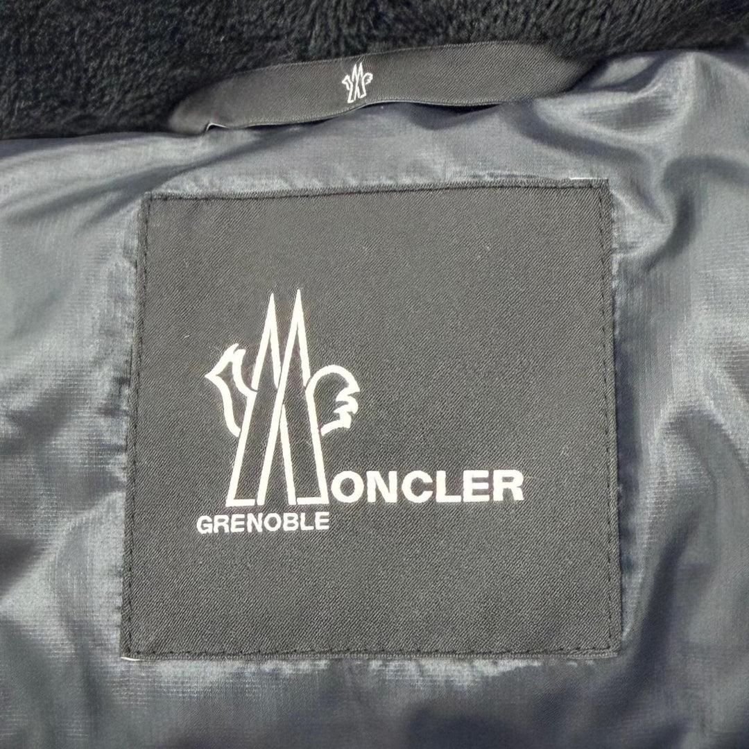 Excellent MONCLER GRENOBLE Down jacket MARCASSIN black Nylon mens 2