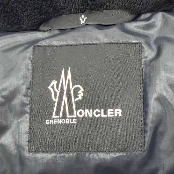 Excellent MONCLER GRENOBLE Down jacket MARCASSIN black Nylon mens 2