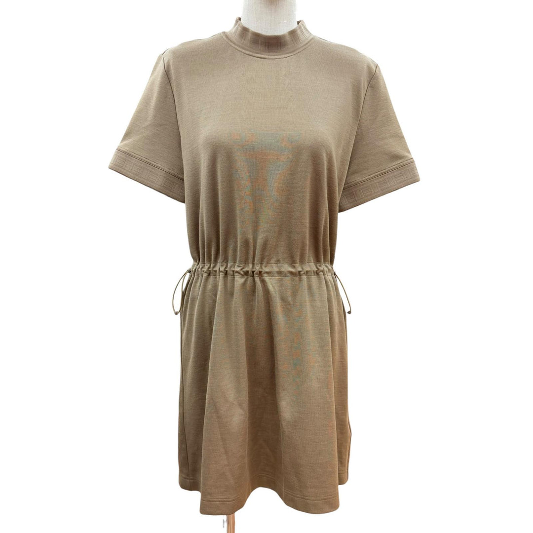 Excellent HERMES one piece Brown cotton Women 34 3H4509DS