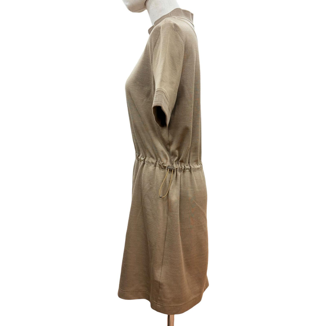 Excellent HERMES one piece Brown cotton Women 34 3H4509DS