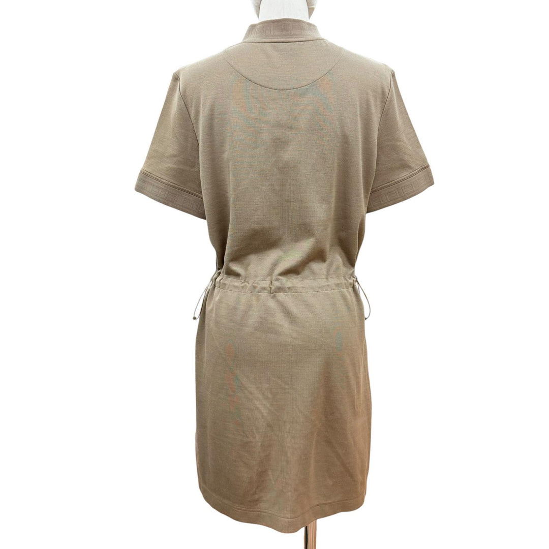 Excellent HERMES one piece Brown cotton Women 34 3H4509DS