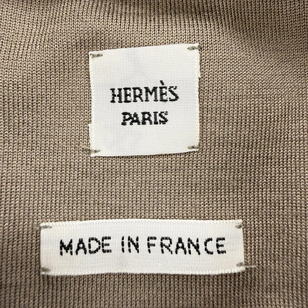 Excellent HERMES one piece Brown cotton Women 34 3H4509DS
