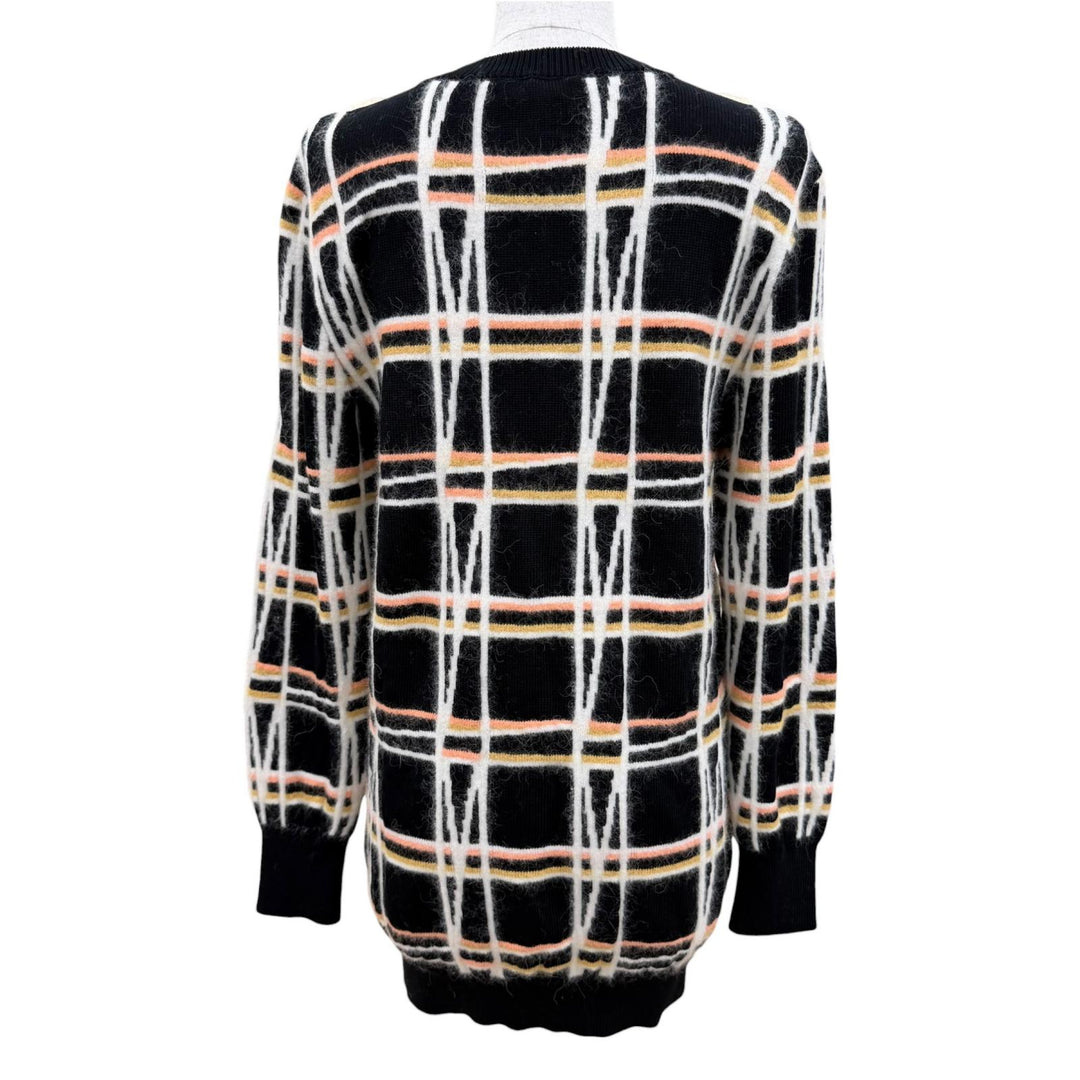 Pristine CHANEL Tunic COCO Mark Parts Knit multicolor cotton Women 36 22A P72910