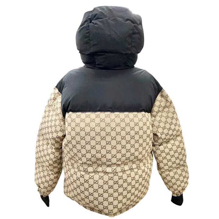 Pristine GUCCI Down jacket GG Canvas 2-Way Cropped Bomber Jacket 38 761698