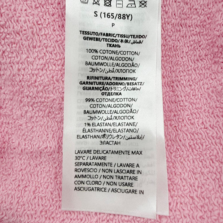 Pristine GUCCI hoodie SWEET GUCCI Glitter logo print, hooded pink Women S 776886