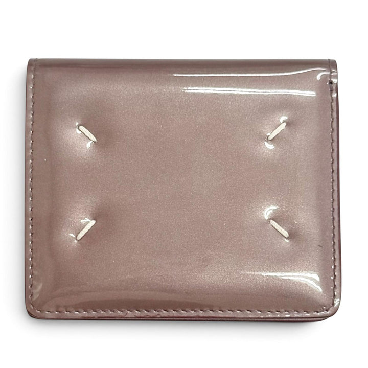 Excellent Maison Margiela 11 FOUR STITCHES BIFOLD WALLET DUSTY PINK S56UI0140