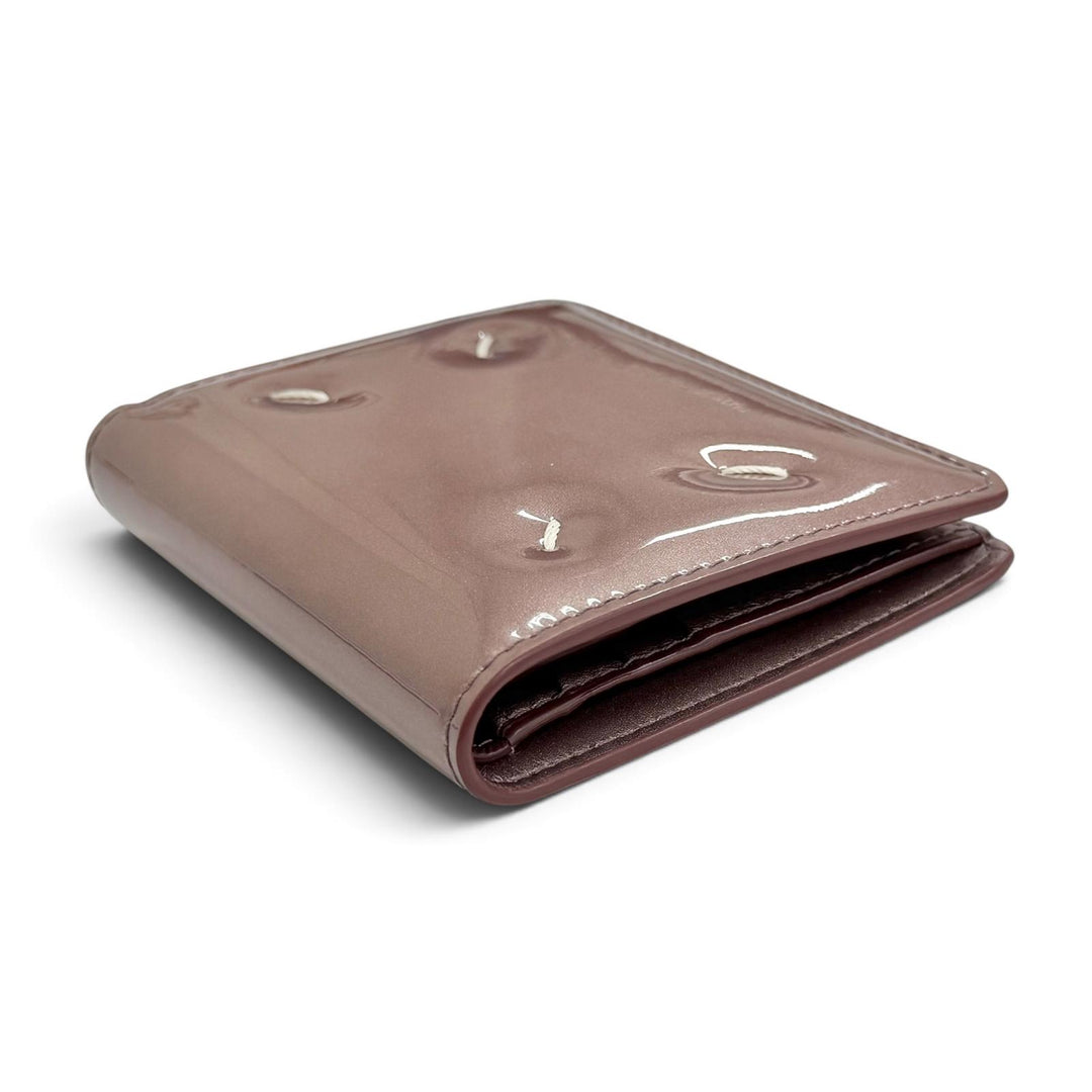 Excellent Maison Margiela 11 FOUR STITCHES BIFOLD WALLET DUSTY PINK S56UI0140