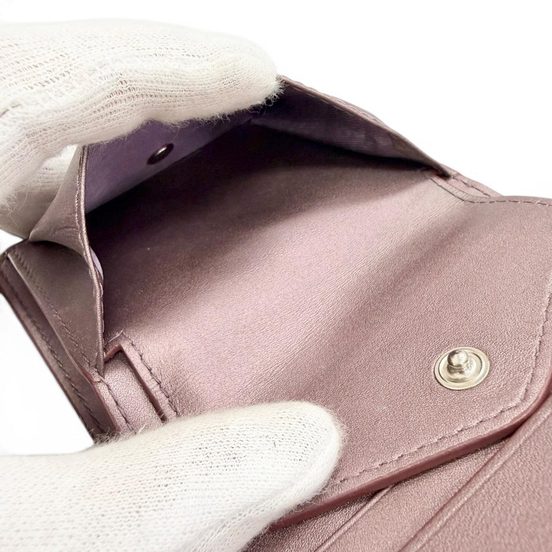 Excellent Maison Margiela 11 FOUR STITCHES BIFOLD WALLET DUSTY PINK S56UI0140