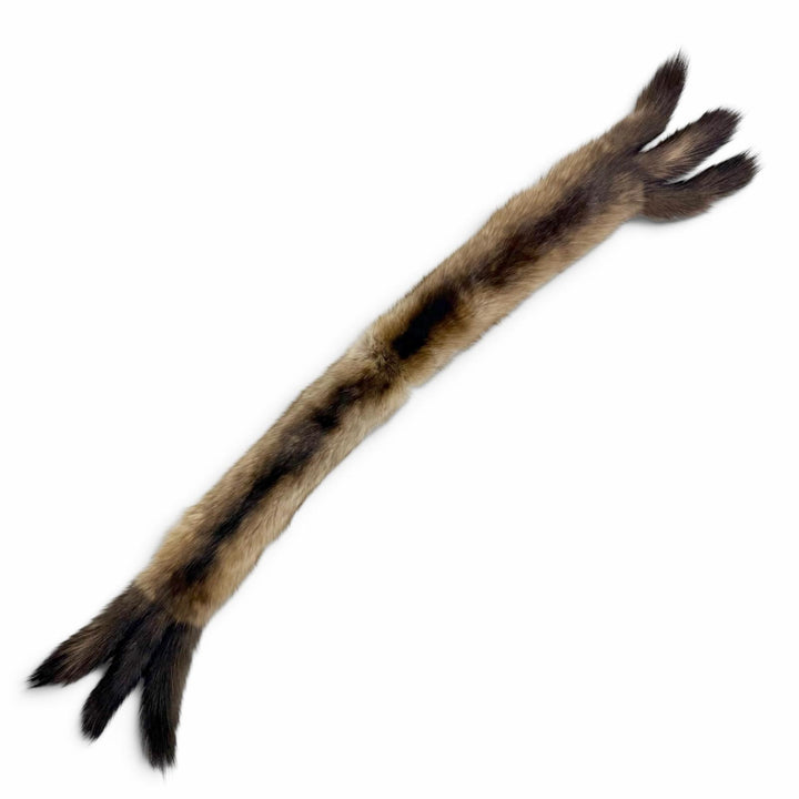 Excellent FOXEY genuine fur shawl Tippet, Scarf, Stole Brown RUSSIAN SABLE 21682