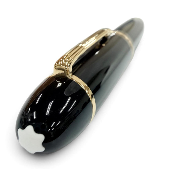 Excellent MONTBLANC fountain pen Meisterstück 149 White Star Bicolor black 14K