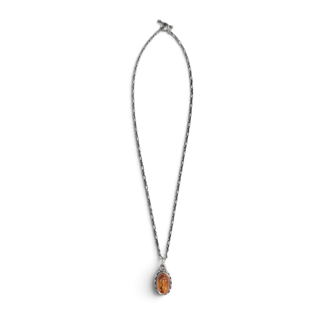 Great Georg Jensen Necklace Heritage Collection Year Collection Orange 925