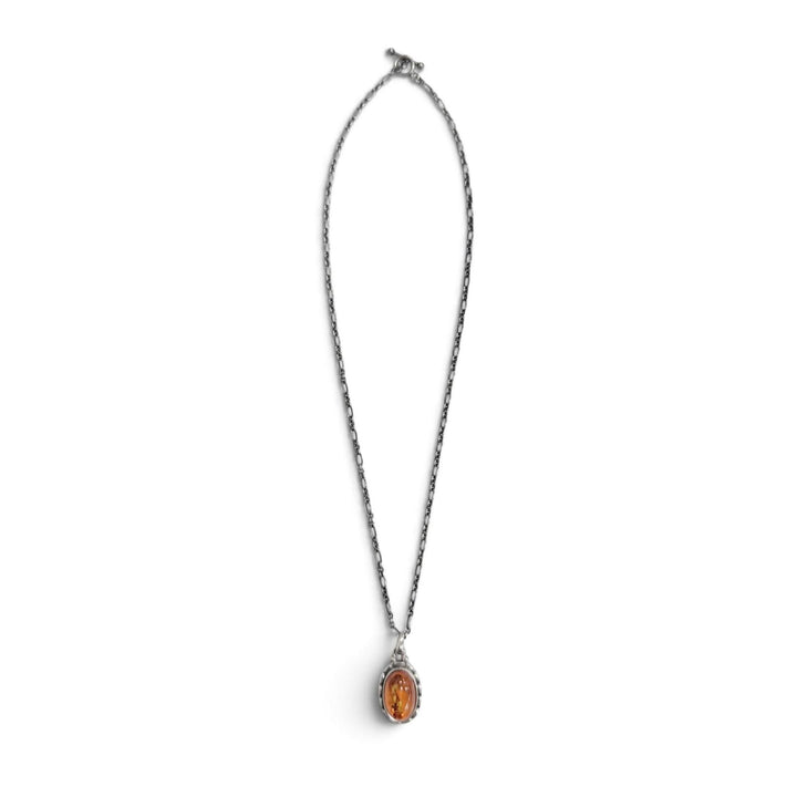 Great Georg Jensen Necklace Heritage Collection Year Collection Orange 925