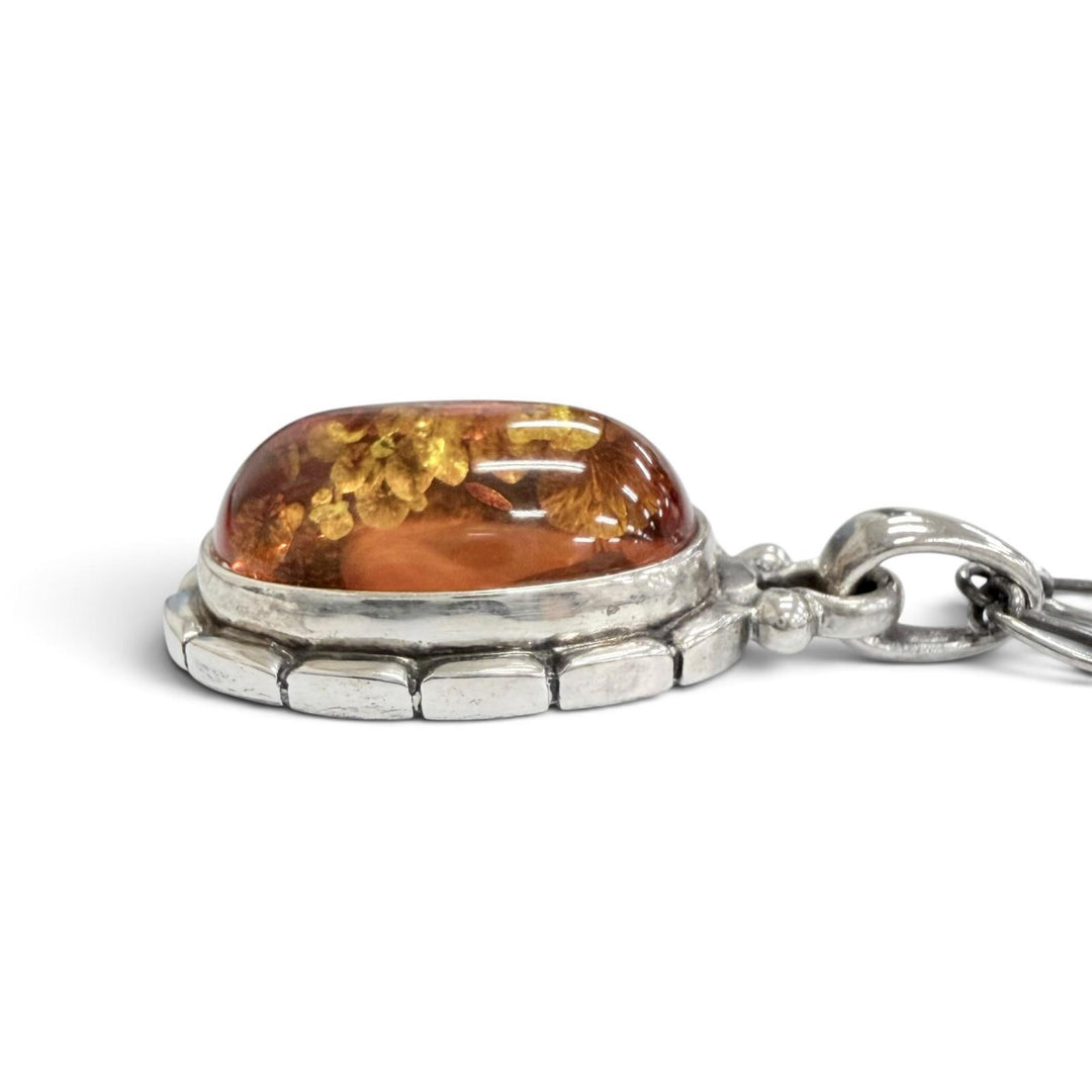 Great Georg Jensen Necklace Heritage Collection Year Collection Orange 925