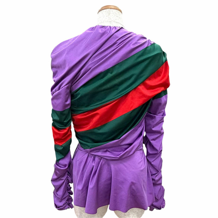 Great GUCCI BALENCIAGA tops Sherry Line Shirred Drape T-Shirt 44 677041
