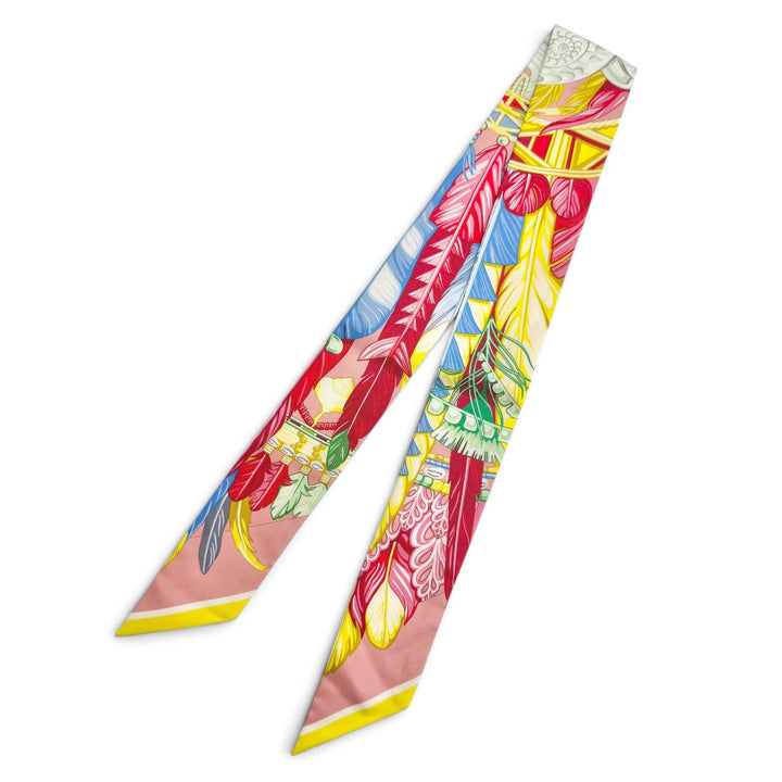 Excellent HERMES scarf Twilly Danse Pacifique silk Women