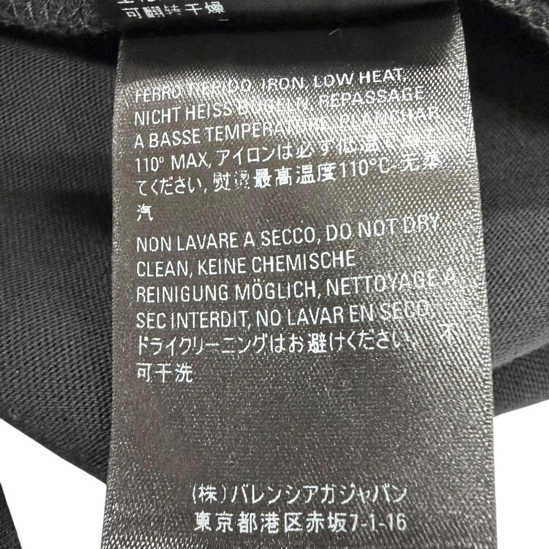 Excellent BALENCIAGA Short sleeve T-shirt BB logo print short sleeve black