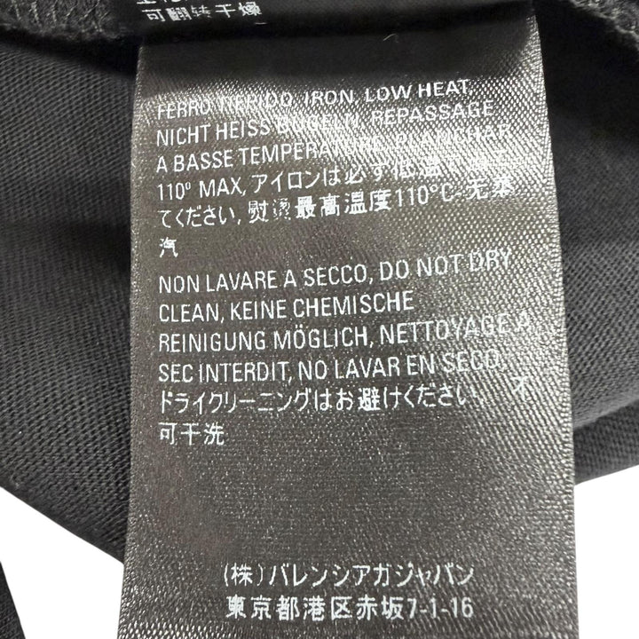 Excellent BALENCIAGA Short sleeve T-shirt BB logo print short sleeve black