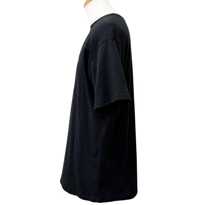 Excellent BALENCIAGA Short sleeve T-shirt BB logo print short sleeve black