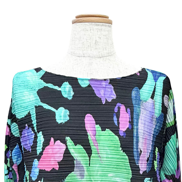 Great PLEATS PLEASE one piece DANCE WITH NEW FRIENDS tunic 5 PP43JH695