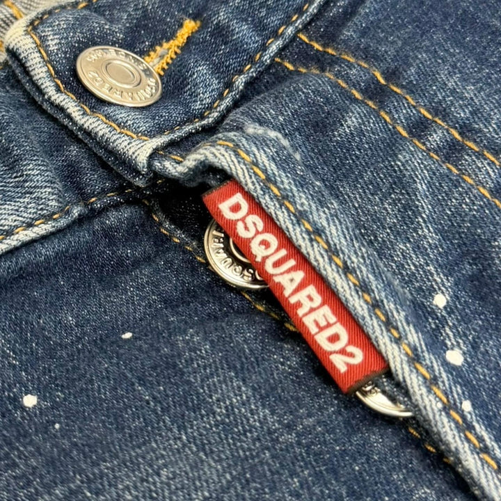 Great DSQUARED2 Denim pants UNDER PATCH SKATER JEANS Damage processing