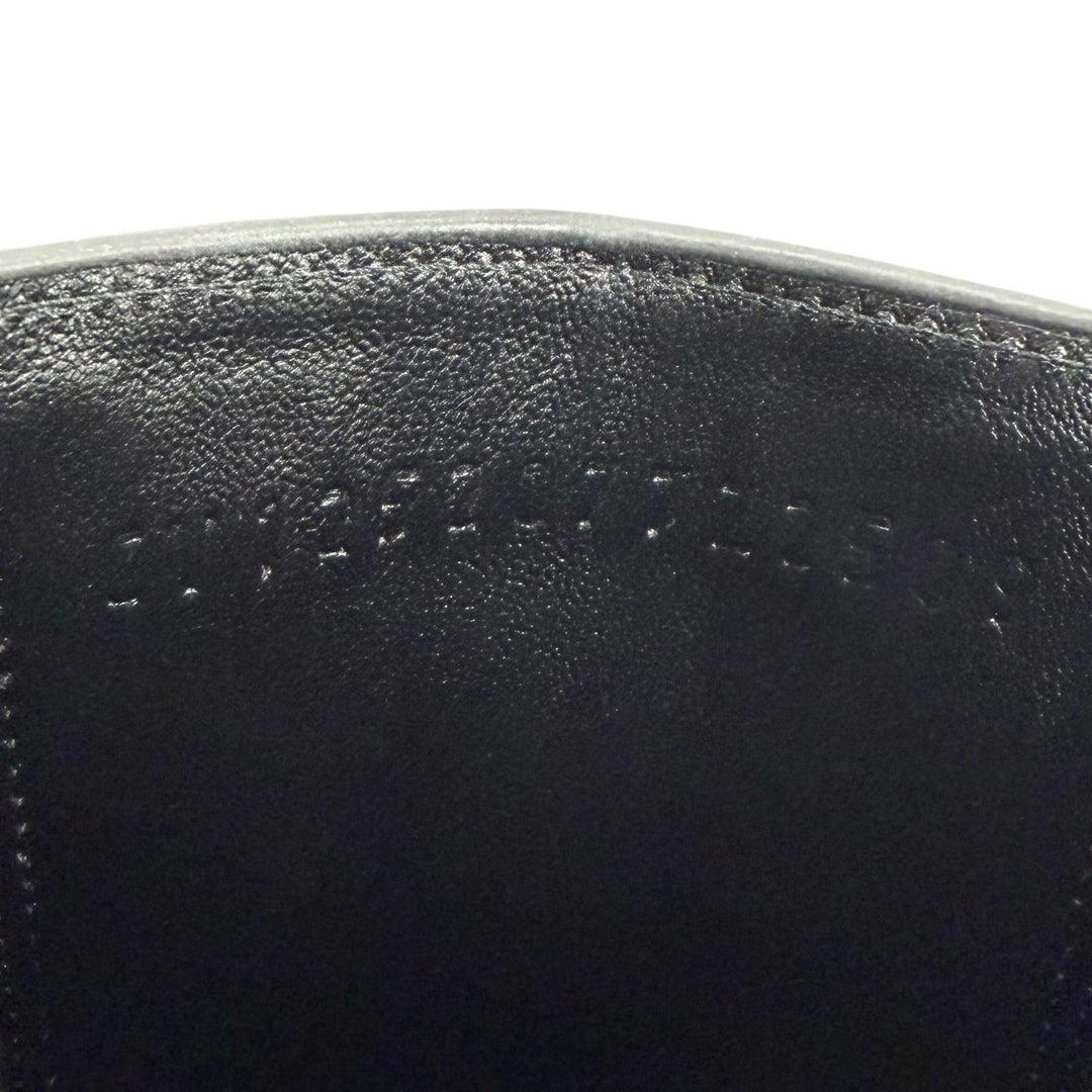 Great HERMES short boots Lindsay 70 black leather Women 37