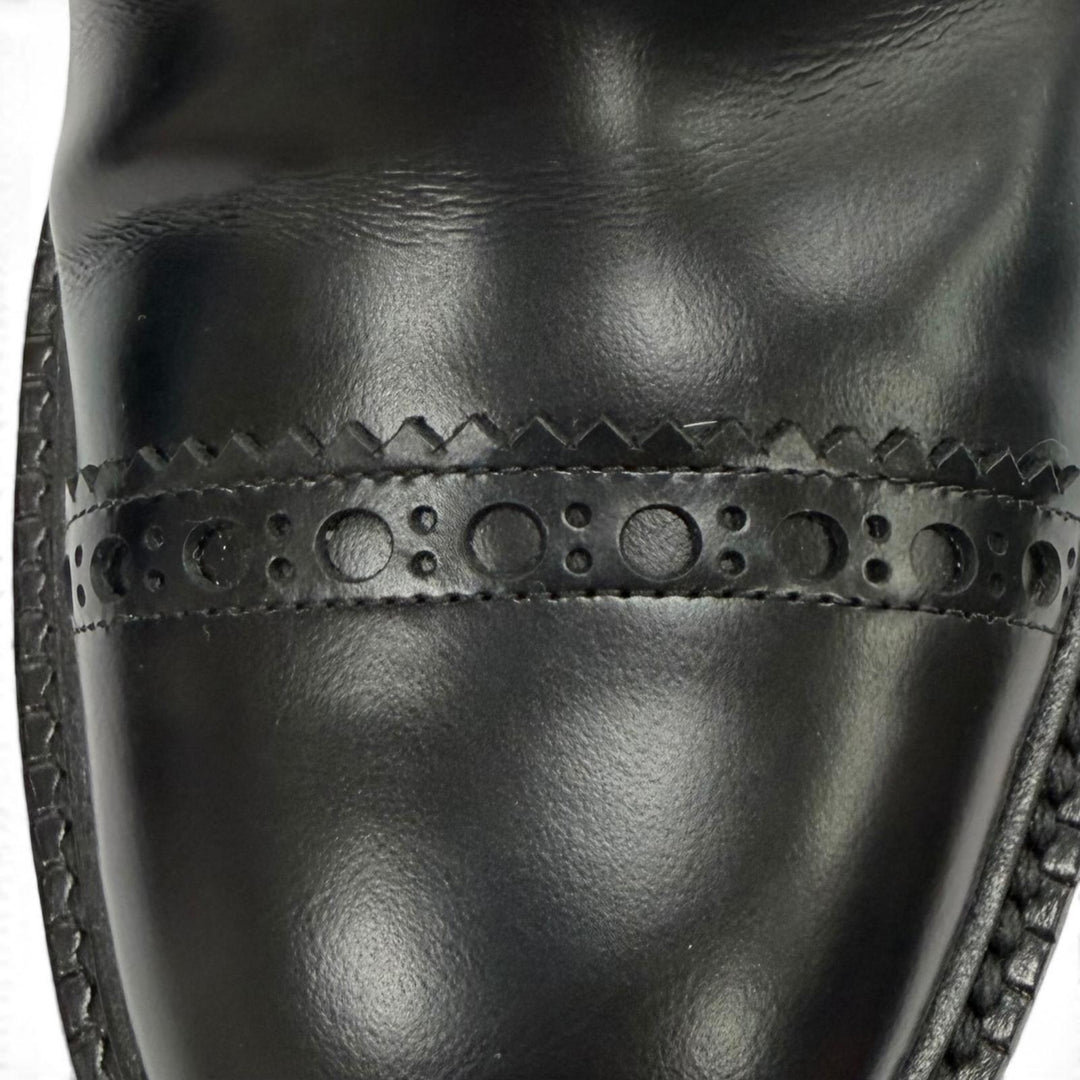 Great HERMES short boots Lindsay 70 black leather Women 37