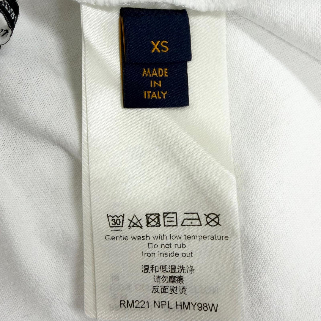 Great LOUIS VUITTON Short sleeve T-shirt Amen Break Kickflip Inside Out white