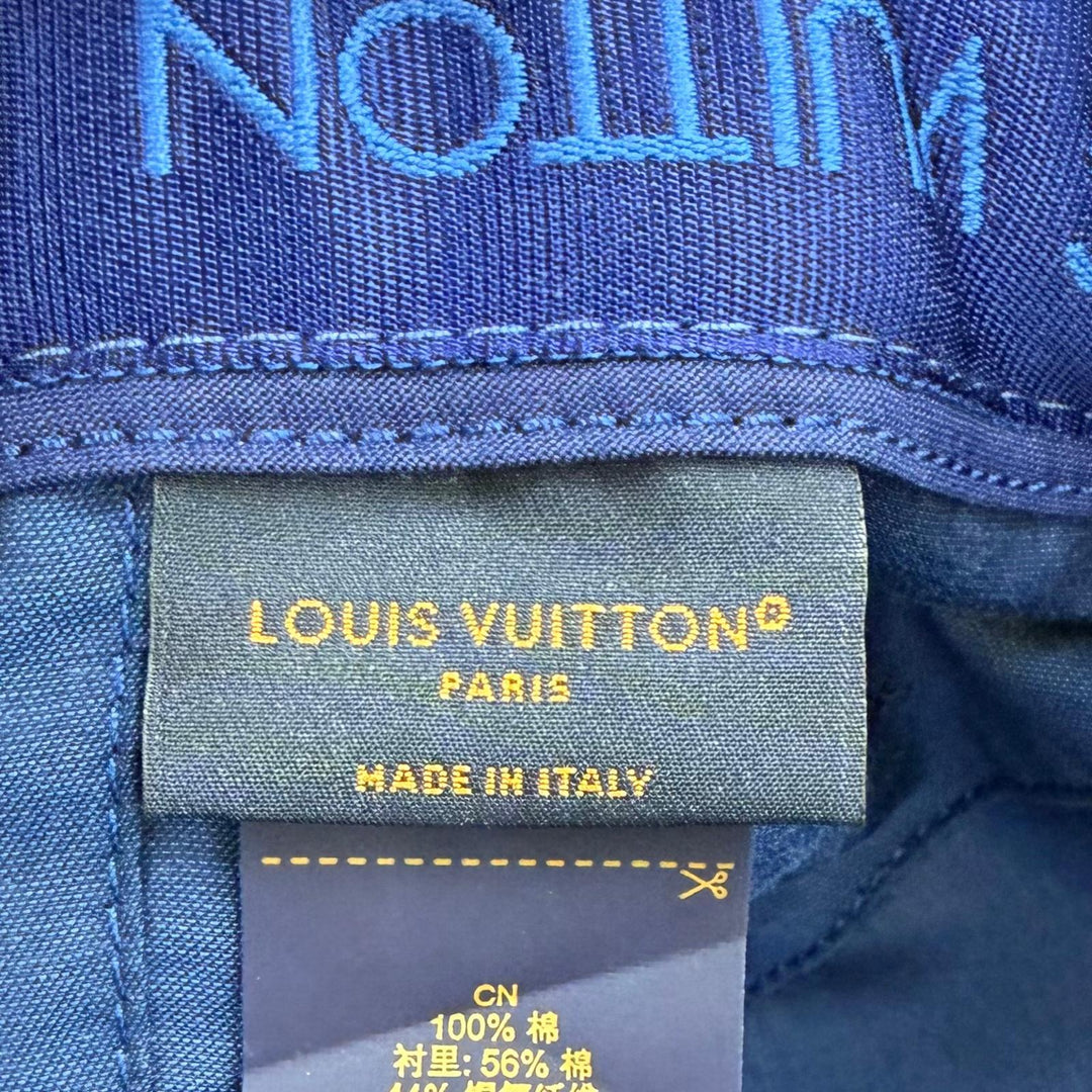 Great LOUIS VUITTON cap Rainbow Baseball Cap hat blue cotton mens M8160M