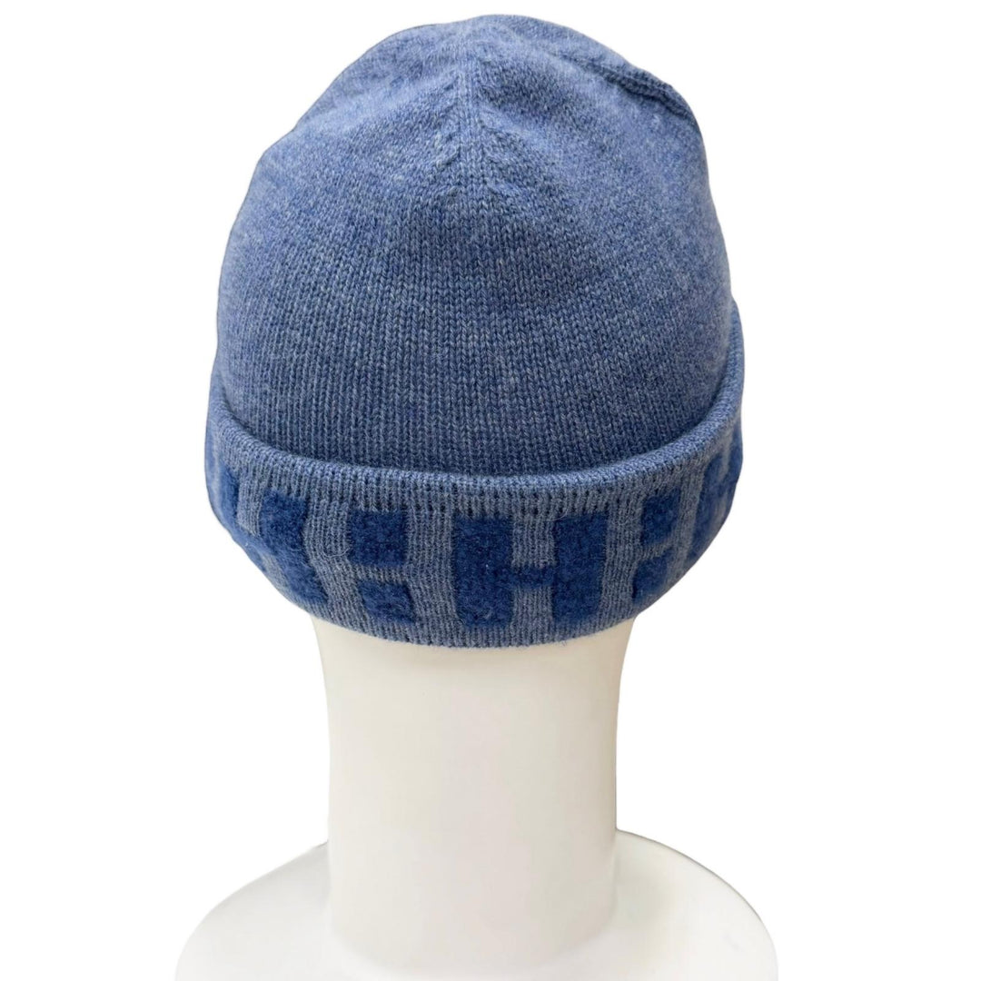 Pristine HERMES Knit cap BONNET RAJASTAN Margiela-era H logo