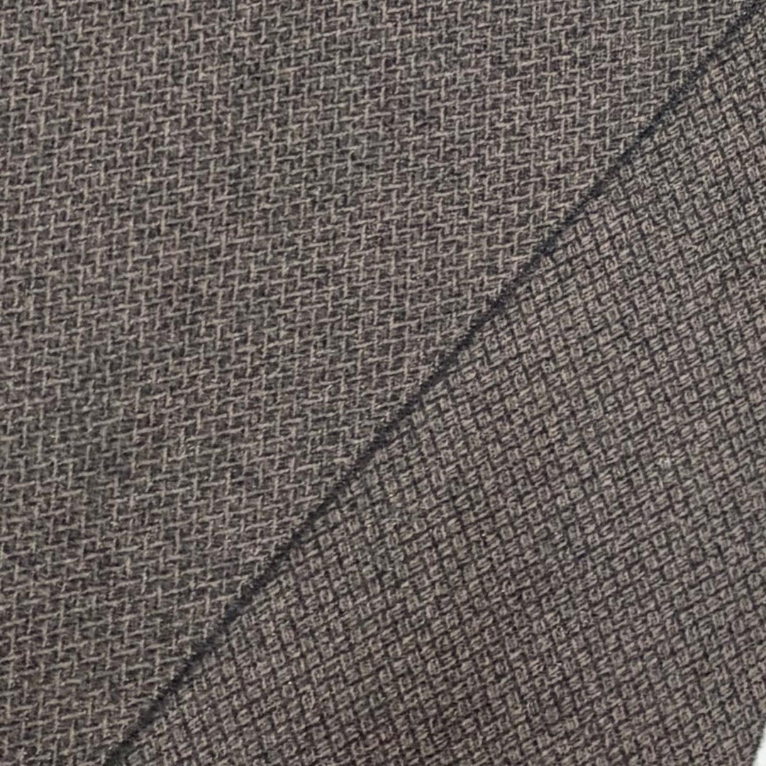 Great CHANEL Scarf COCO Mark all-over pattern Brown cashmere Women G18