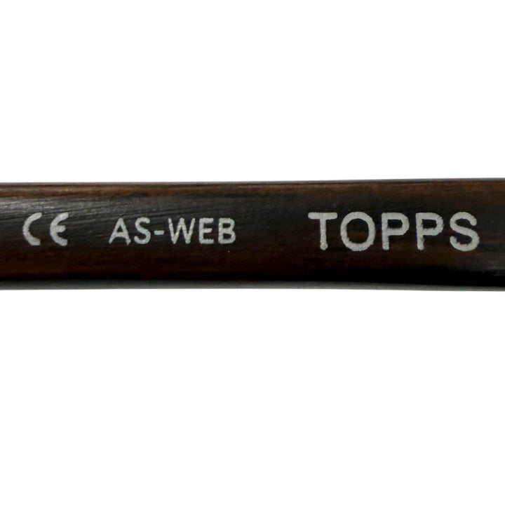 Great CHROME HEARTS Glasses TOPPS Silver Wood mens AS-WEB