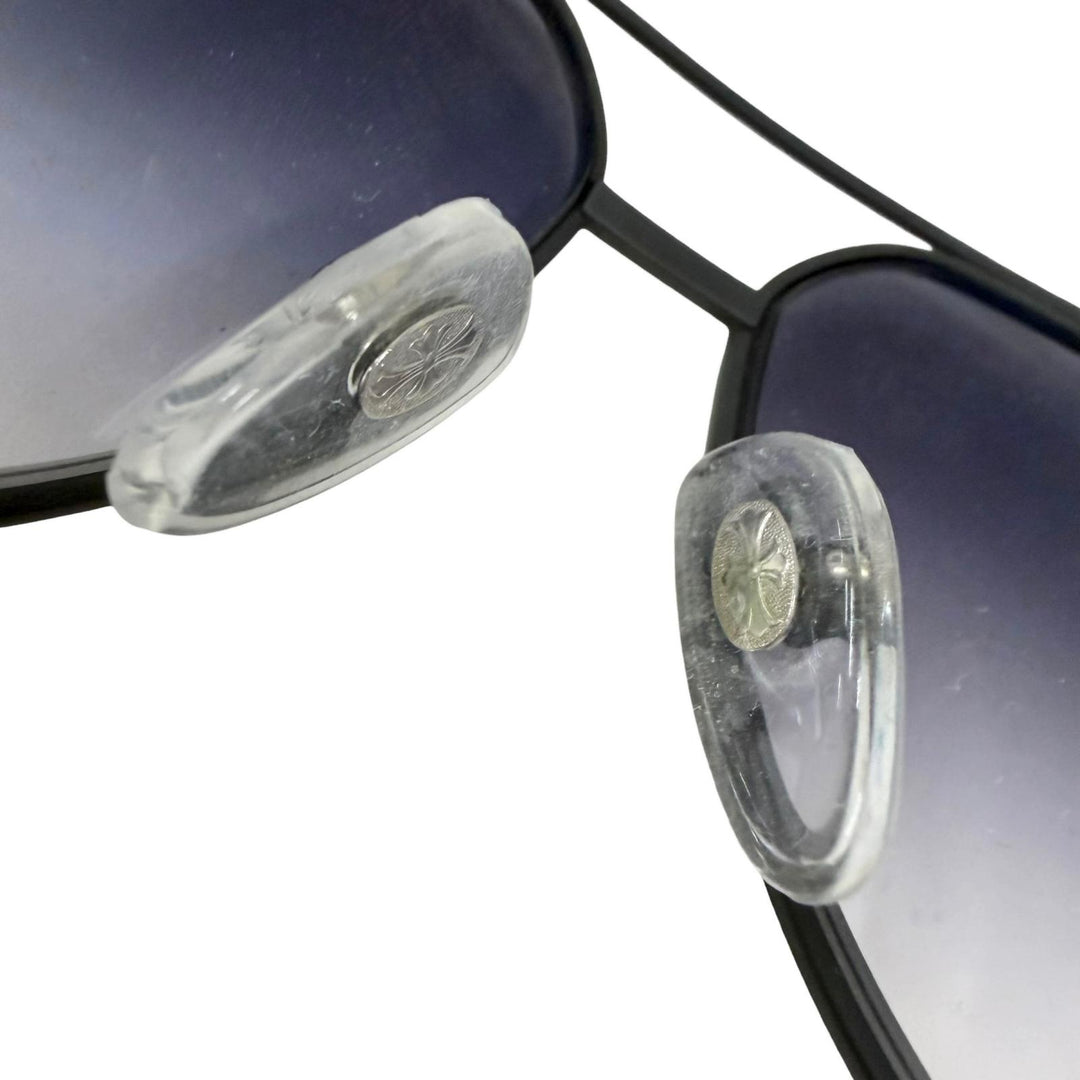 Great CHROME HEARTS sunglasses KUF FANNAW II Cross Two-Bridge Teardrop