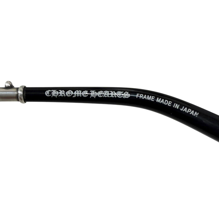 Great CHROME HEARTS sunglasses KUF FANNAW II Cross Two-Bridge Teardrop