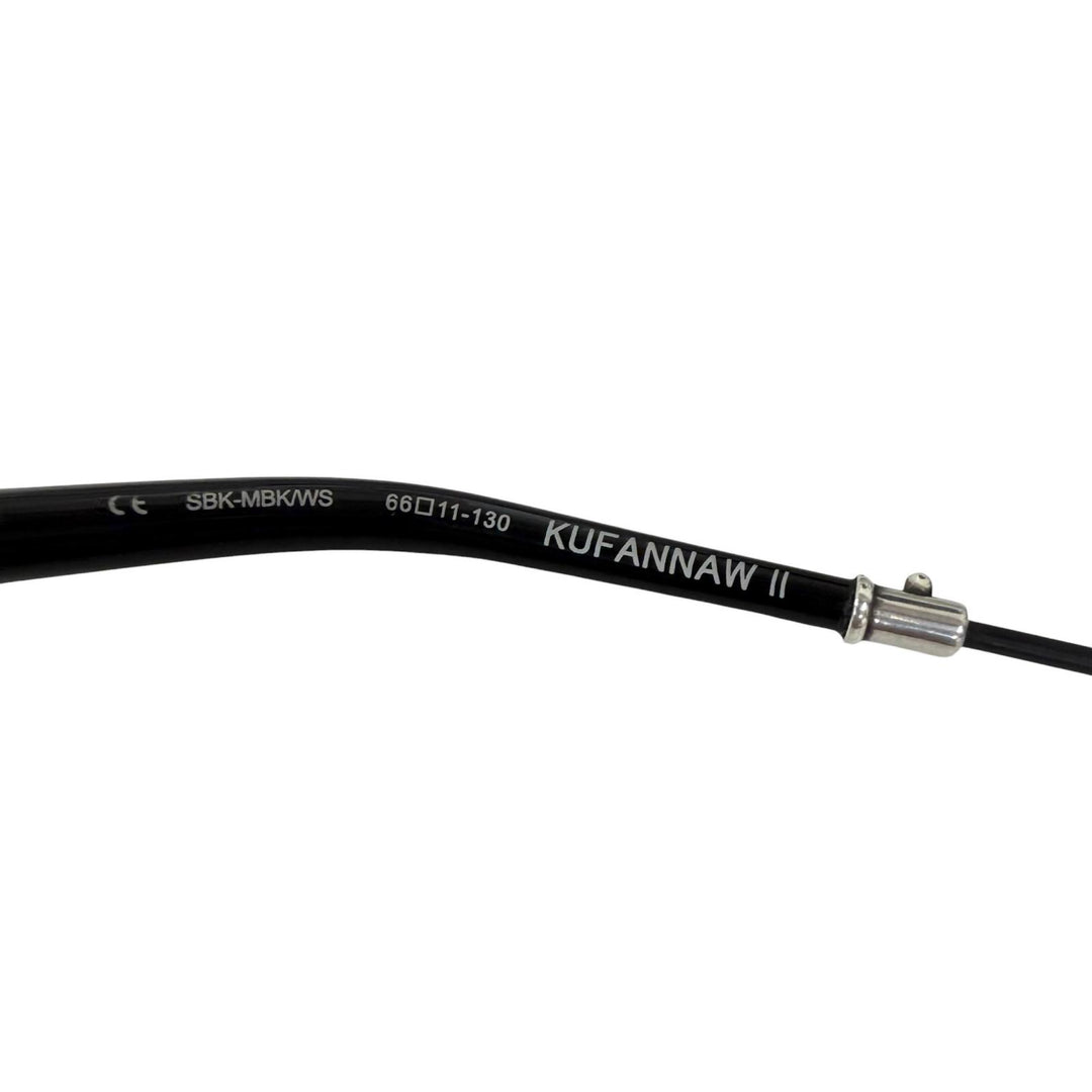 Great CHROME HEARTS sunglasses KUF FANNAW II Cross Two-Bridge Teardrop