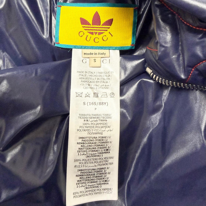Excellent GUCCI adidas poncho Interlocking G Trefoil padded quilted jacket