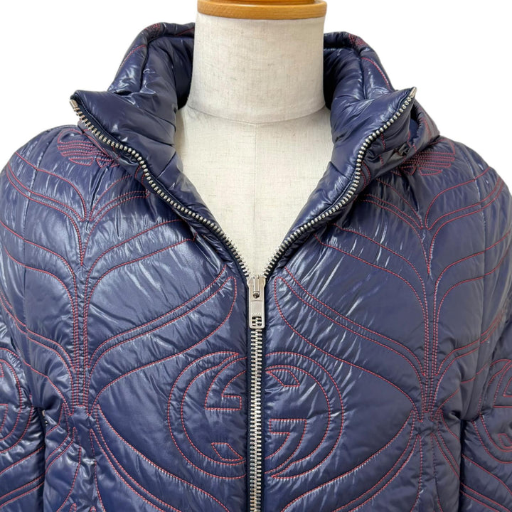 Excellent GUCCI adidas poncho Interlocking G Trefoil padded quilted jacket