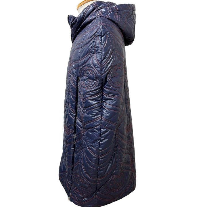 Excellent GUCCI adidas poncho Interlocking G Trefoil padded quilted jacket