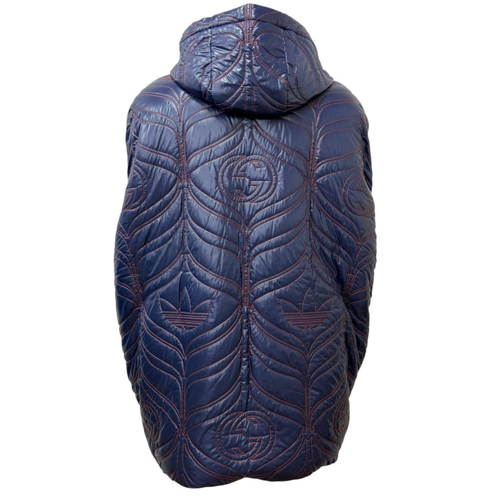Excellent GUCCI adidas poncho Interlocking G Trefoil padded quilted jacket