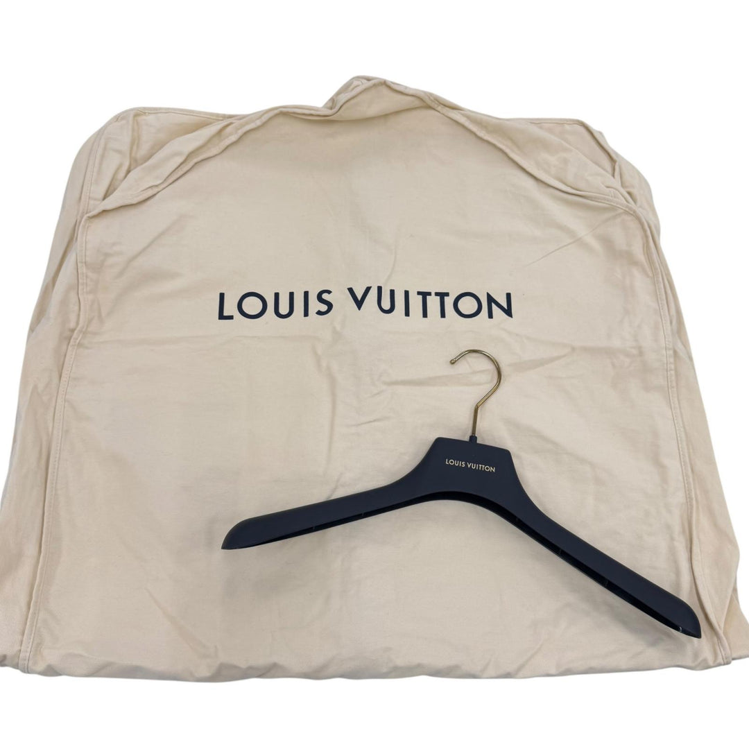 Excellent LOUIS VUITTON coat 2-Way Hooded Wrap Coat beige cashmere Women 36