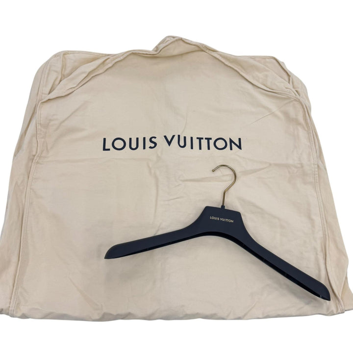 Excellent LOUIS VUITTON coat 2-Way Hooded Wrap Coat beige cashmere Women 36