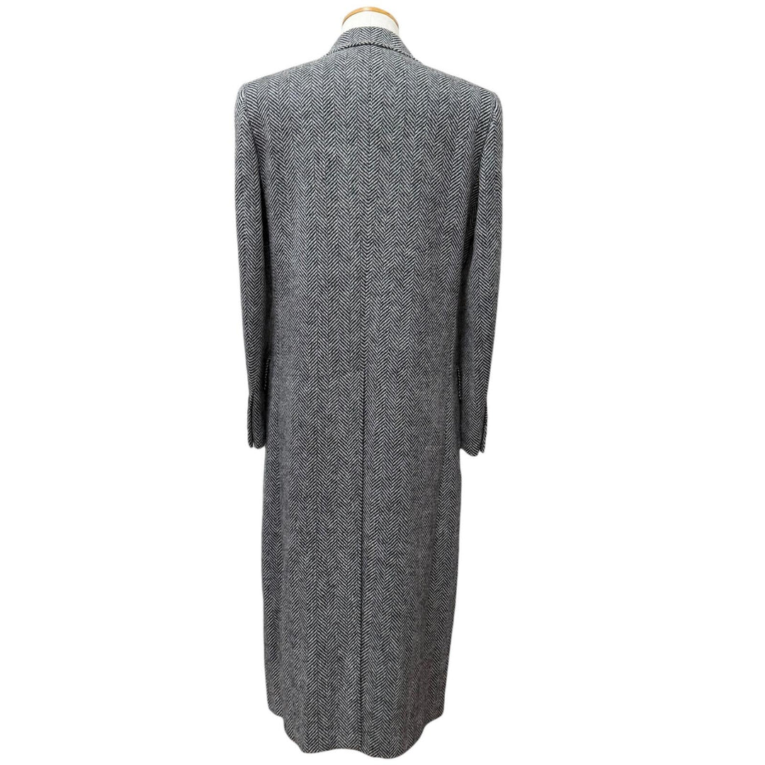 Excellent GUCCI Chester coat Herringbone double-breasted black