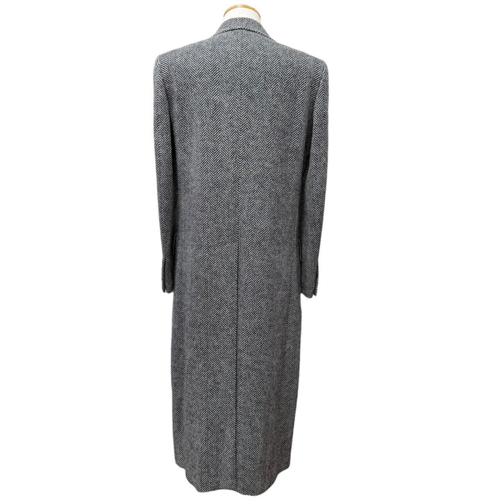 Excellent GUCCI Chester coat Herringbone double-breasted black