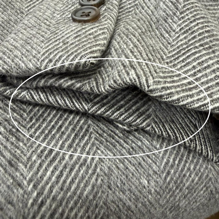 Excellent PAUL SMITH COLLECTION Chester coat Herringbone patterned lining Gurege