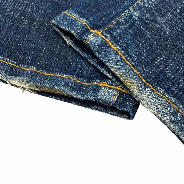 Discounted Great DSQUARED2 Denim pants Button fly Indigo cotton mens IT 44 S74LB1332