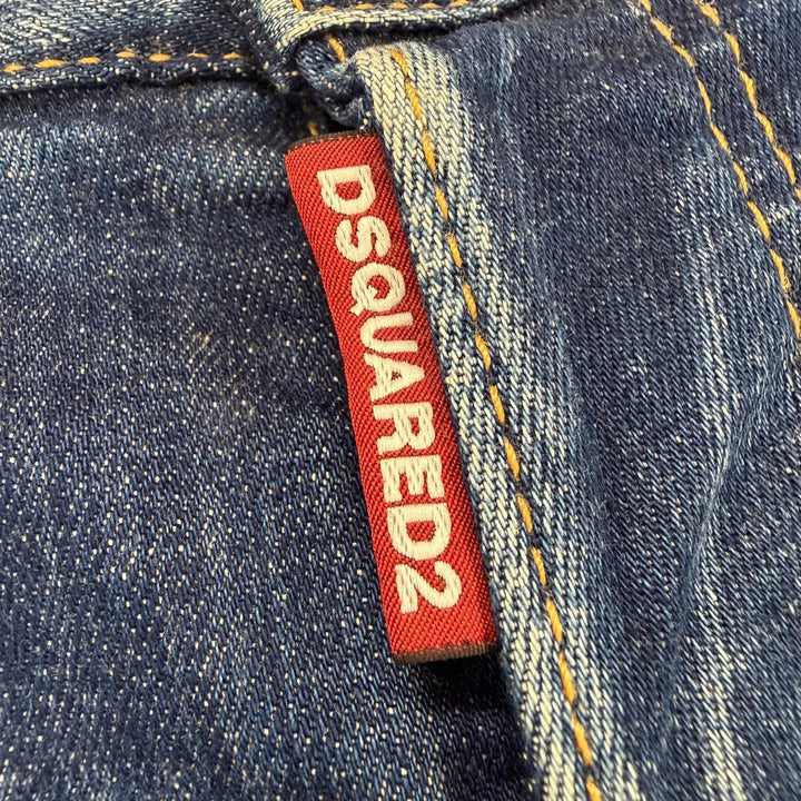 Discounted Great DSQUARED2 Denim pants Button fly Indigo cotton mens IT 44 S74LB1332
