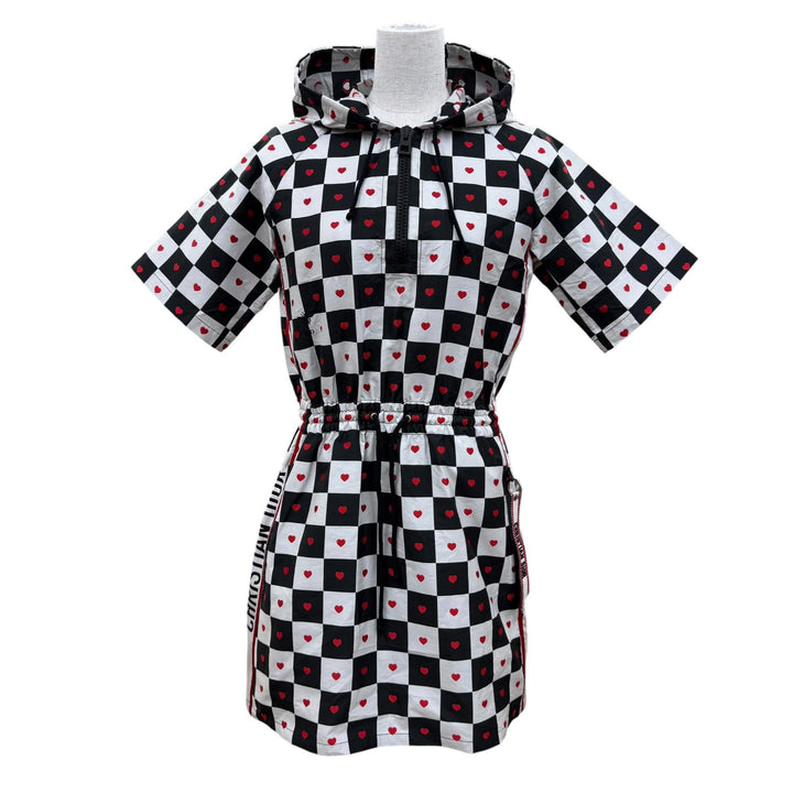 Pristine Christian Dior one piece D-CHESS HEART Heart lattice pattern 38