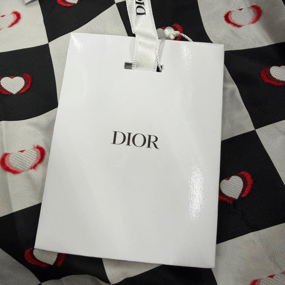 Pristine Christian Dior one piece D-CHESS HEART Heart lattice pattern 38
